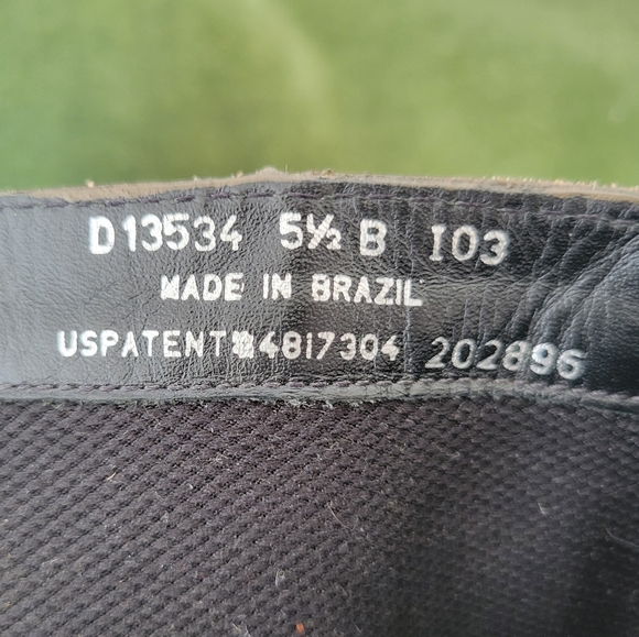 ❌SOLD❌Cole Haan x Nike Air suede block heel boots, khaki green - Picture 9 of 9